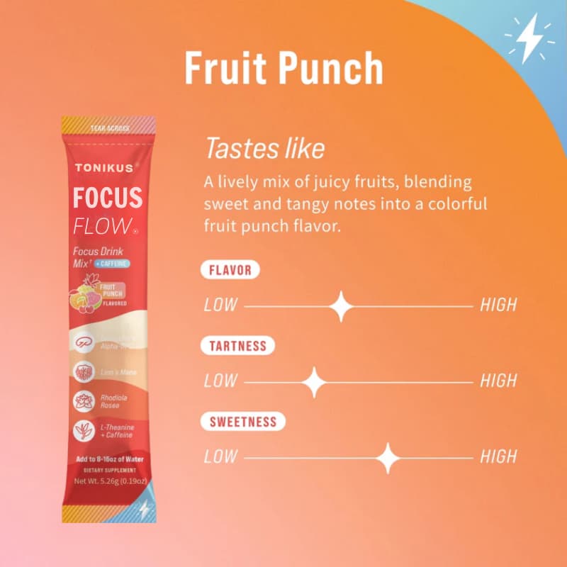 New Fruit Punch - Caffeine - 20 servings