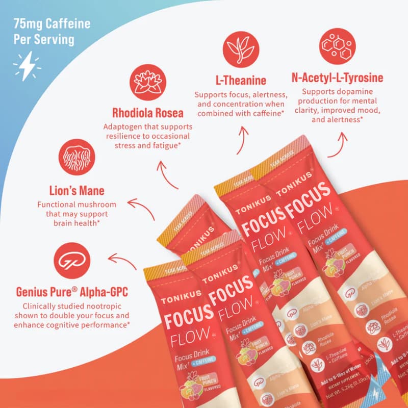 New Fruit Punch - Caffeine - 20 servings